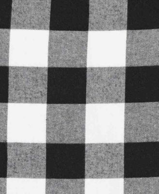 CLOSEOUT! Cabin Plaid Cotton Yarn Dyed Flannel Pillow and Throw Set