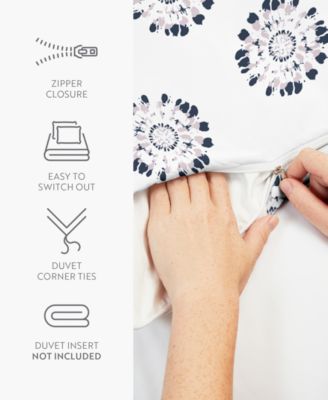 Tie Dye 3-Pc. Duvet Cover Set, Full/Queen