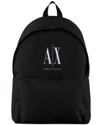 A X Armani Exchange Men s Classic Logo Print Backpack Macy s