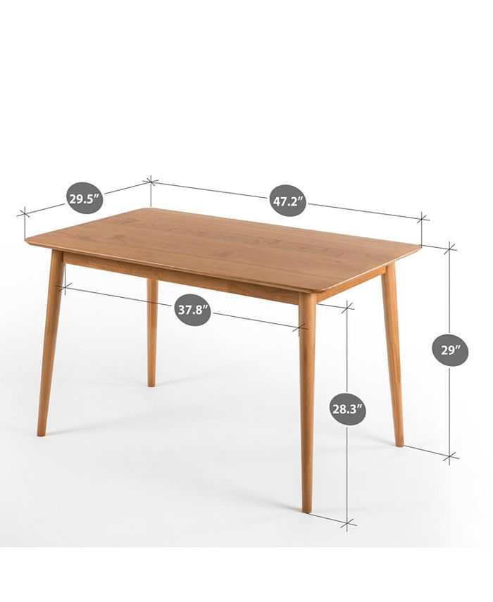 Zinus Jen MidCentury Modern Wood Dining Table Macy's