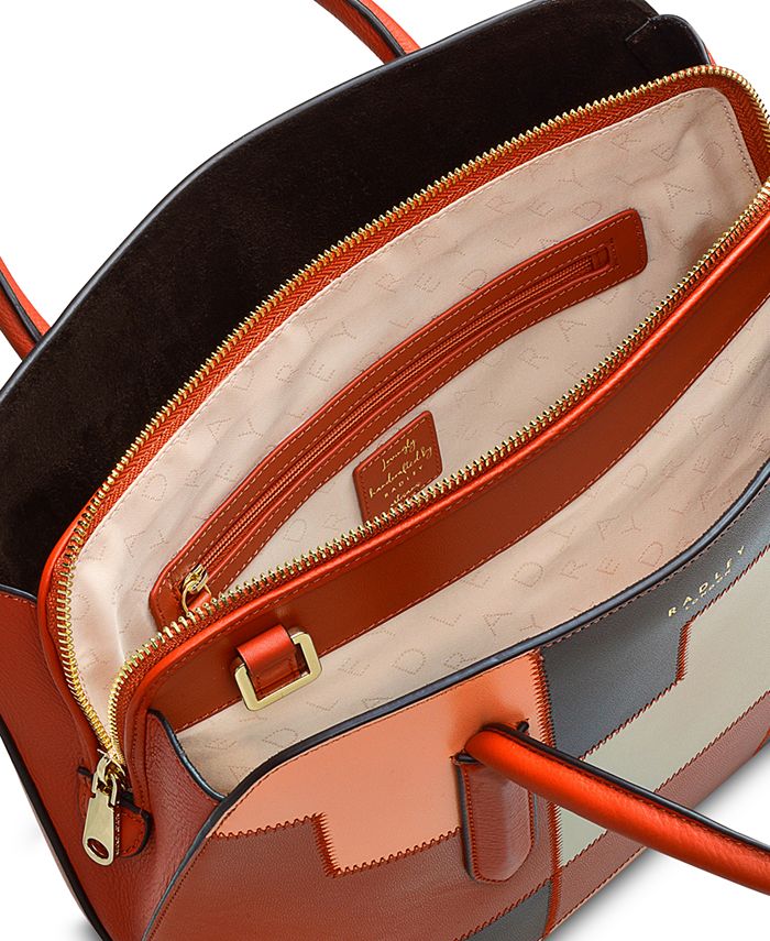 Radley London Vintage Patchwork Zip Top Multiway Leather Satchel Macy's