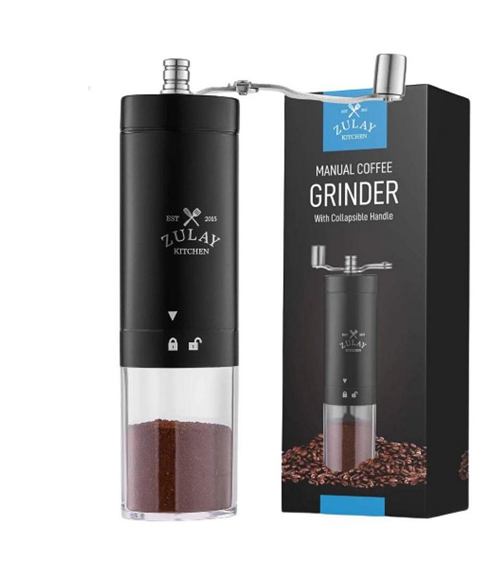 Zulay Kitchen Manual Coffee Grinder With Foldable Handle Macy's