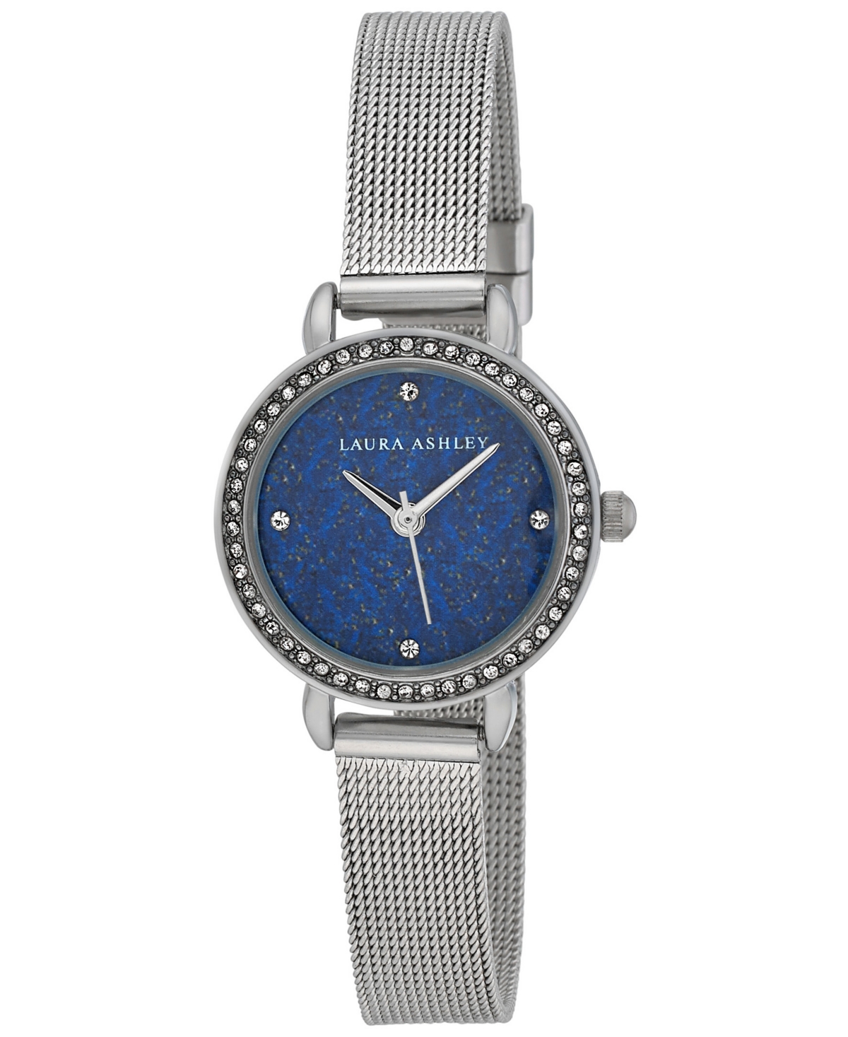 Women's Gemstone Silver-Tone Alloy Bracelet Watch 26mm - Silver-Tone