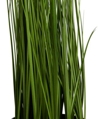 Contemporary Tall Wheatgrass Artificial Plant, 21.4"