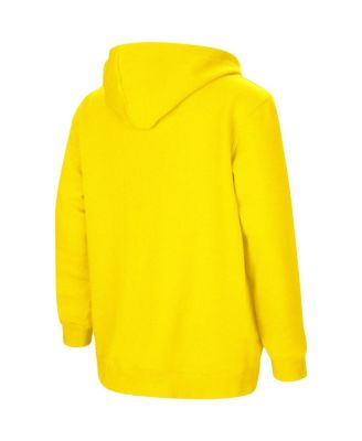 Youth Boys Maize Michigan Wolverines 2-Hit Team Pullover Hoodie