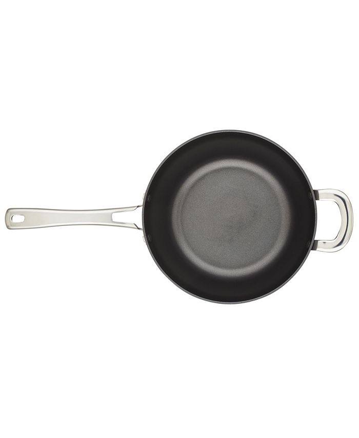 Rachael Ray Cook + Create Nonstick Sauté Pan with Lid, 3 Quart, Gray(Gray) - Rachael Ray