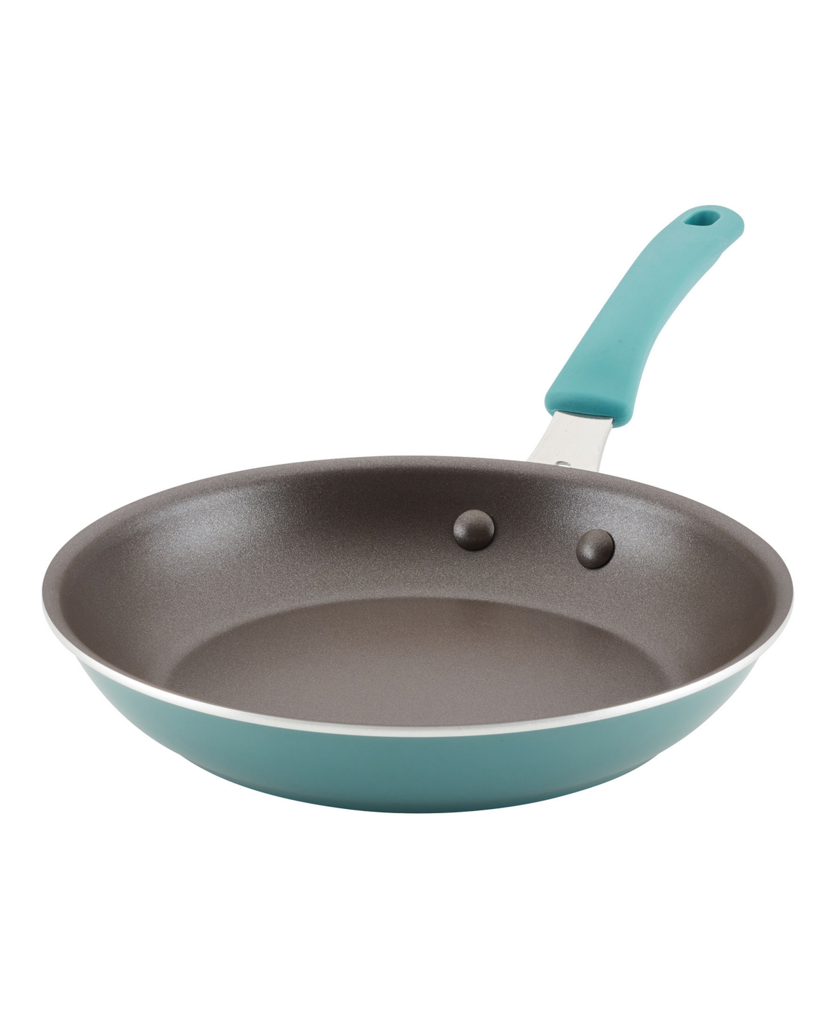 Rachael Ray Cook + Create Aluminum Nonstick Frying Pan, 10" In Agave Blue