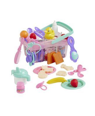 YOU & ME 14 BABY DOLL WITH KEEPSAKE BASKET REUSABLE STORAGE TRUNK-TOYS R  US-NEW