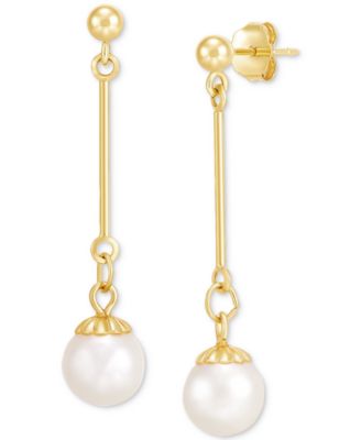 pearl drop earrings macys