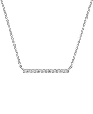 macy's bar necklace