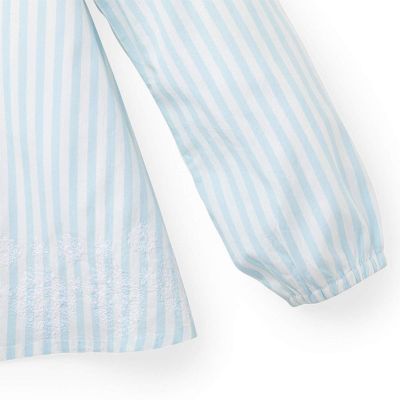 Baby Girls Peasant Top With Embroidery