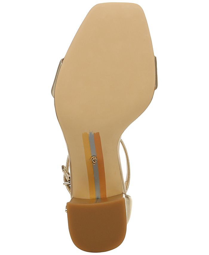 Sam Edelman Women's Daniella Two-Piece Block-Heel Sandals - Macy's