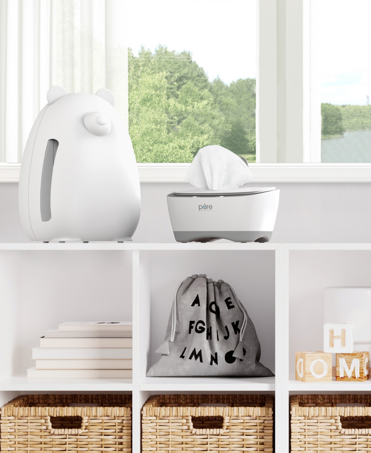 Shop Pure Enrichment Purezone True Hepa Bear-shaped Air Purifier In White