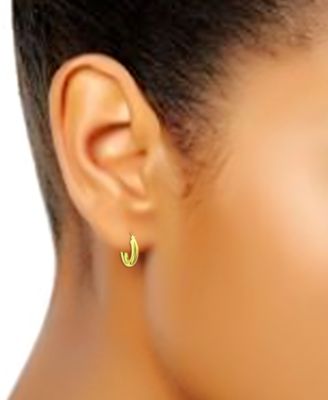 Polished Hoop Earrings