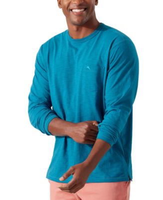 Tommy Bahama Men's Bali Beach Textured Long-Sleeve Pocket T - Main Image