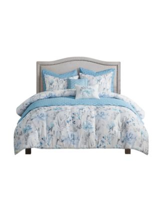 Madison Park Pema Comforter Sets Collection Bedding In Blue