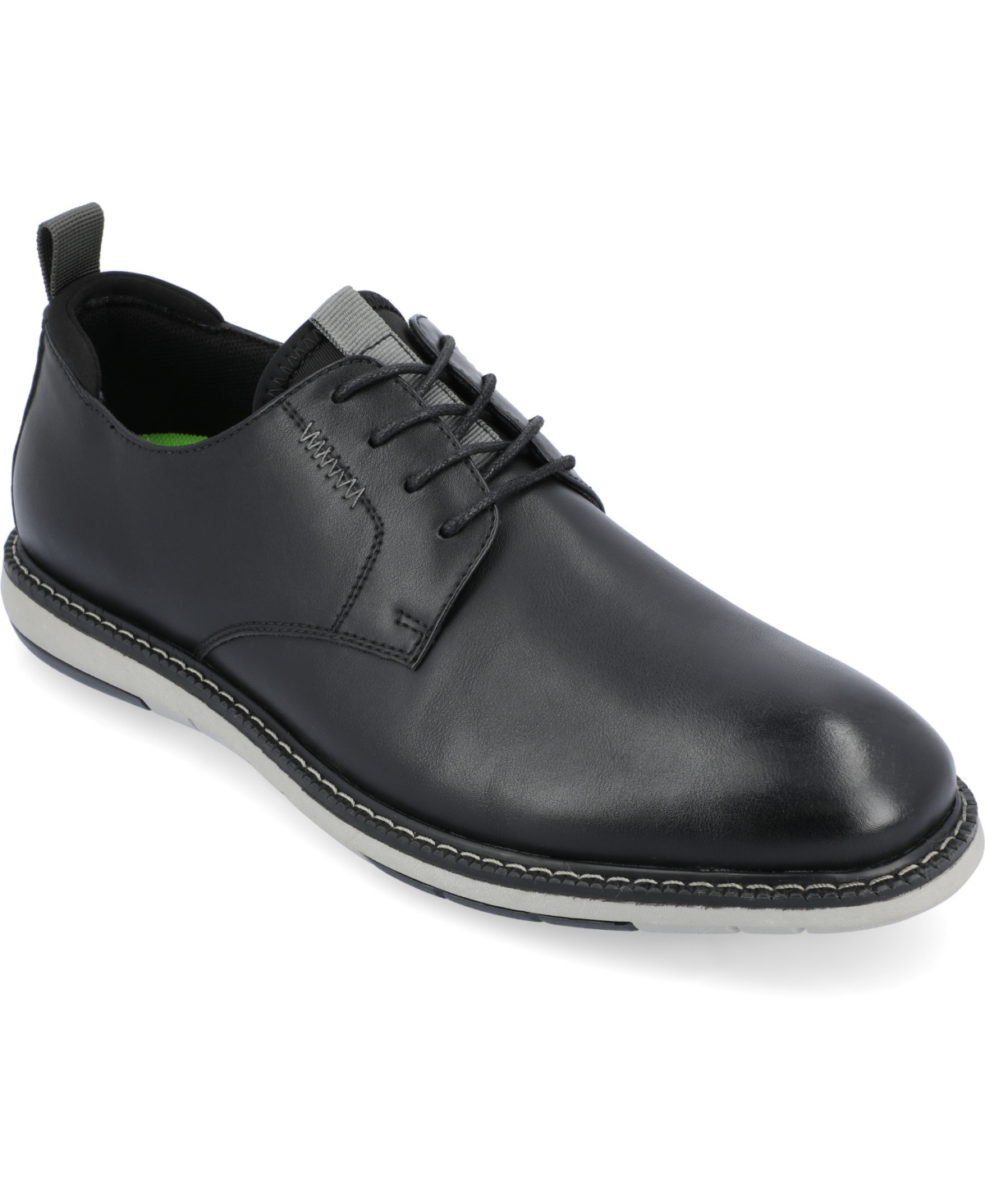 Vance Co. Men's Thad Tru Comfort Foam Lace-Up Round Toe Hybrid Dress Shoe