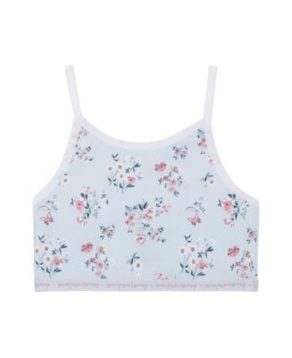 Girl Printed Crop Top Flower Pastel Blue - Toddler Child - Macy's