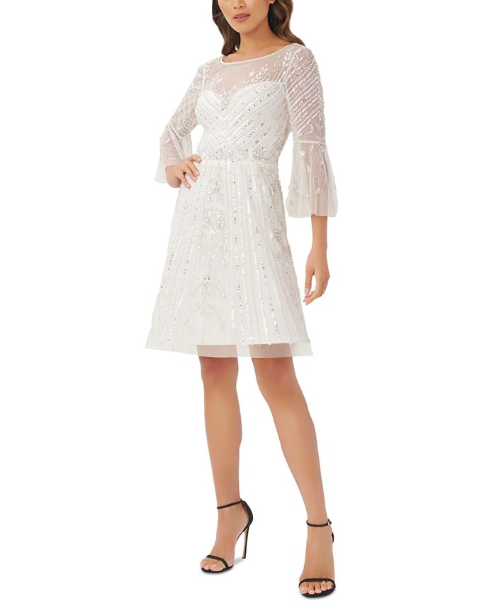 Adrianna papell ethereal 2025 fit & flare dress