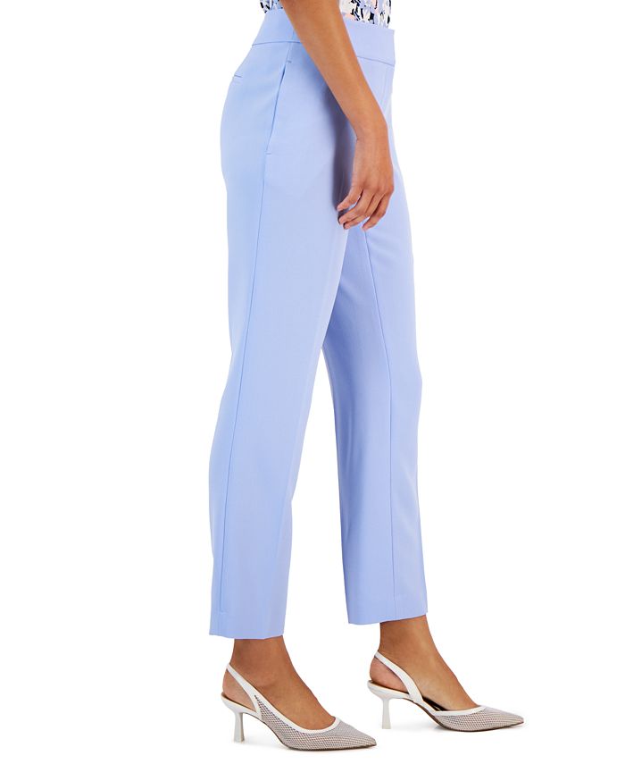 Crepe Knit Ankle Slim Boot Casual Pants
