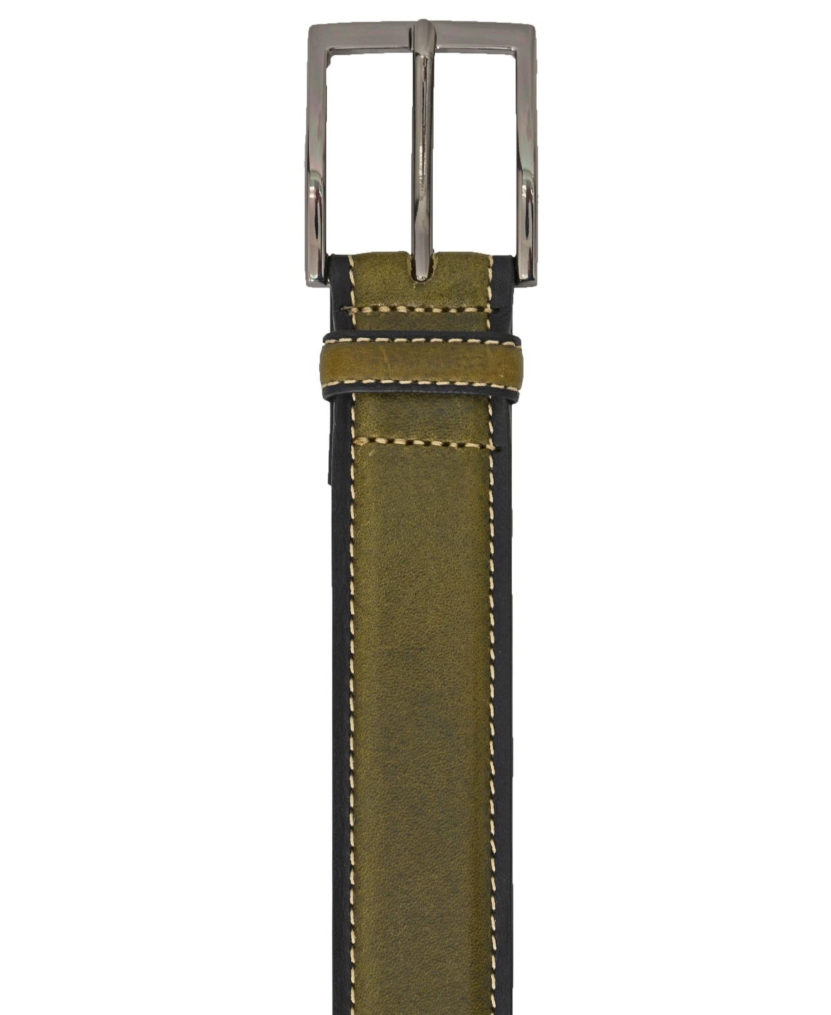 Duchamp London Men's Split Leather Non-Reversible Dress Casual Belt