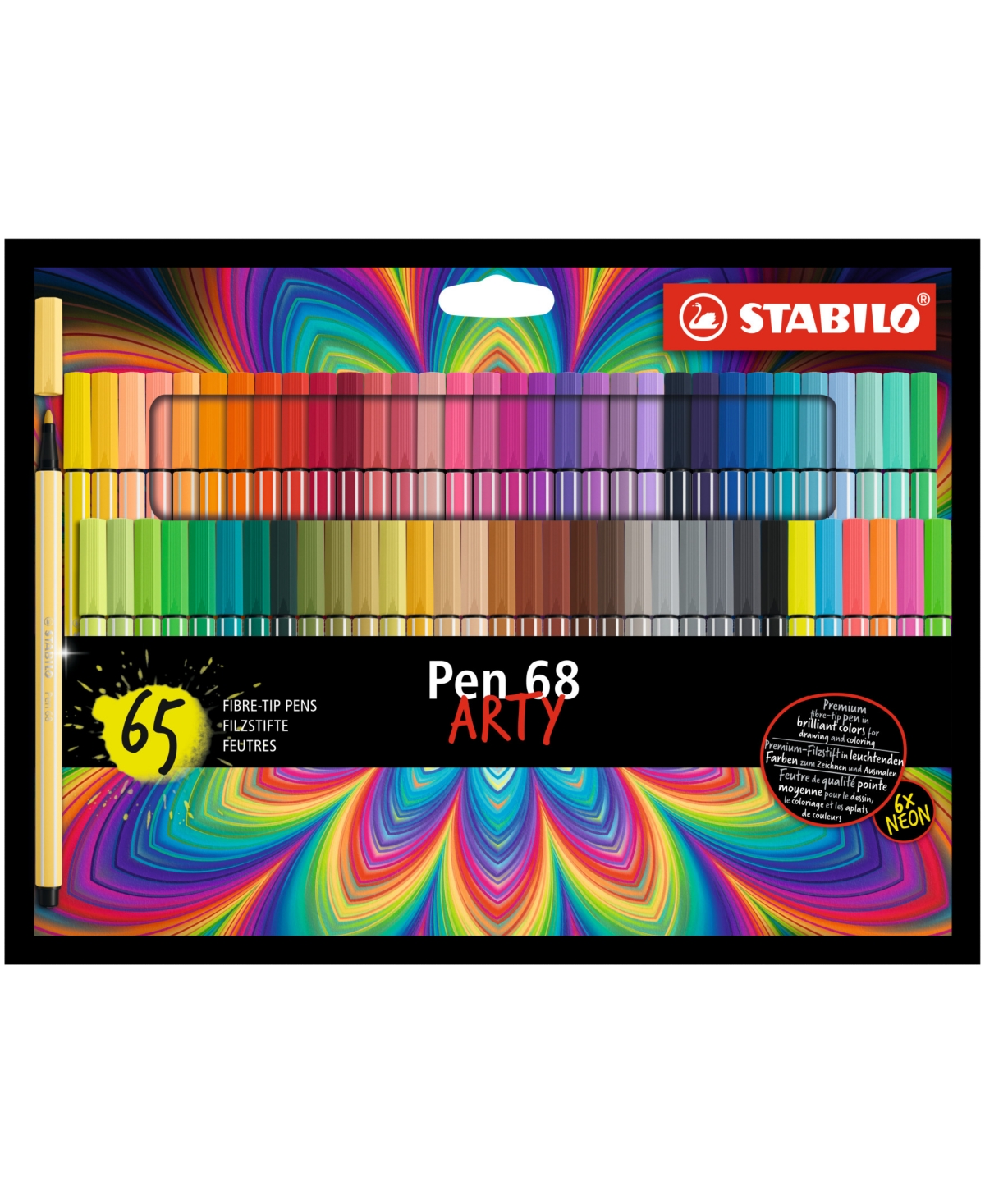Pen 68 Pens Arty 65 Piece Set - Multi