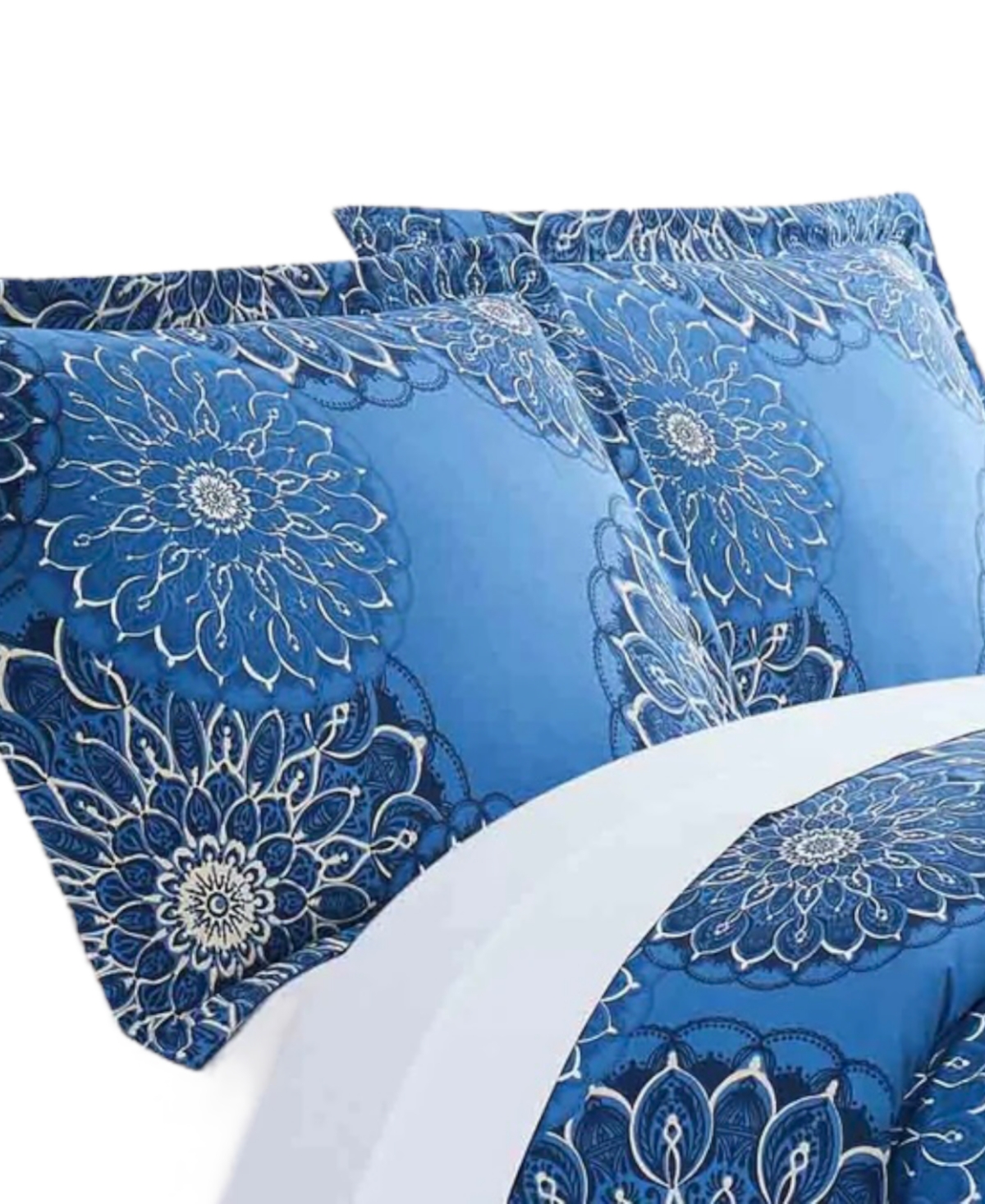 Southshore Fine Linens Midnight Floral 3-Pc. Comforter Set
