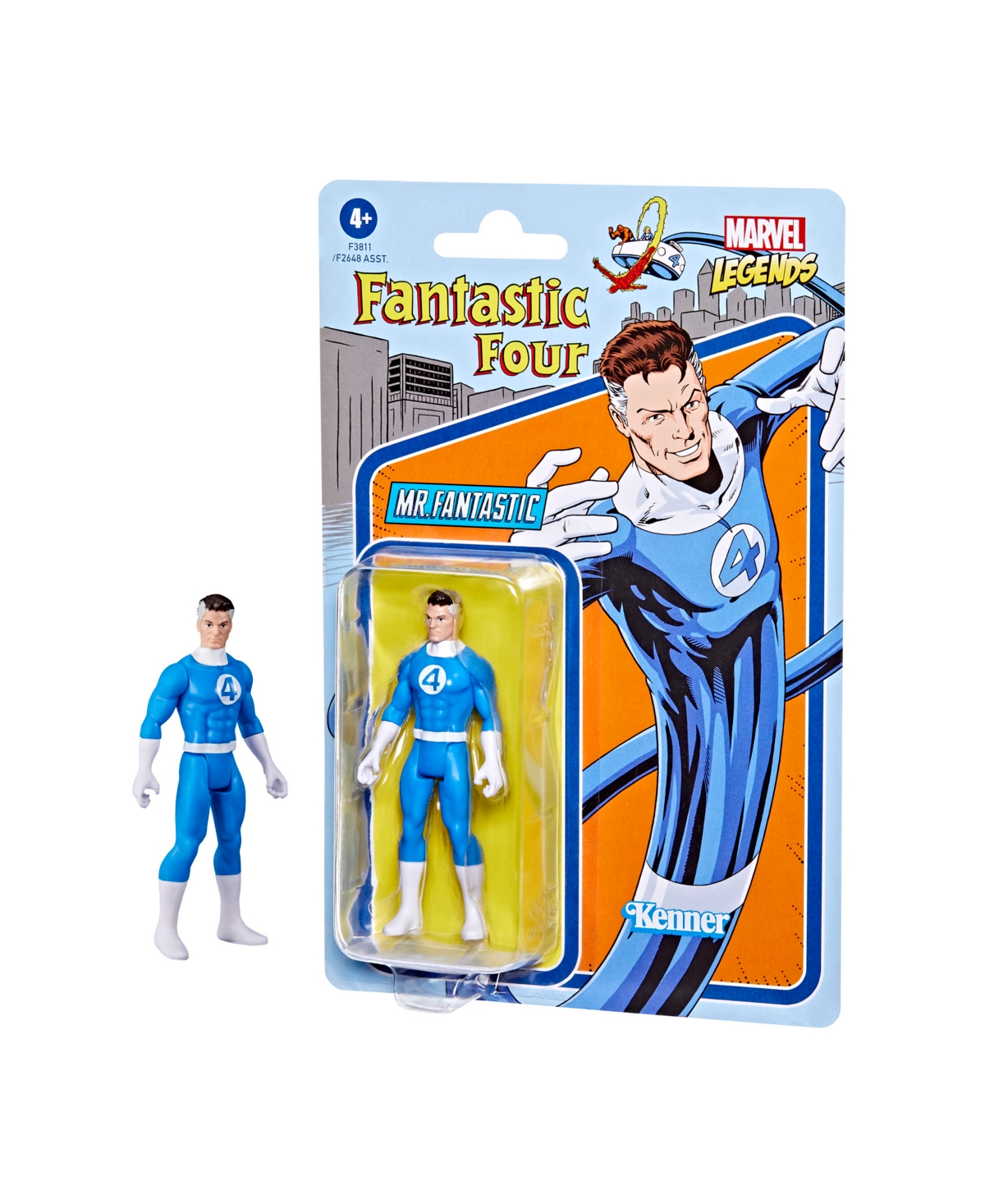 Shop Marvel Hasbro  Legends Series 3.75" Mr. Fantastic Action Figure In No Color