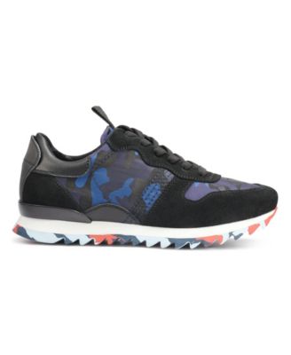 Karl Lagerfeld Paris Women's Camo Sneaker – Sawtooth Speckle Sole Fashion Sneakers