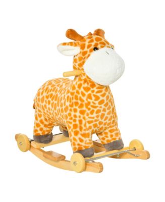 2in1 Indoor Outdoor Giraffe Rocking Horse Car w/ Sounds Wheels - Macy's