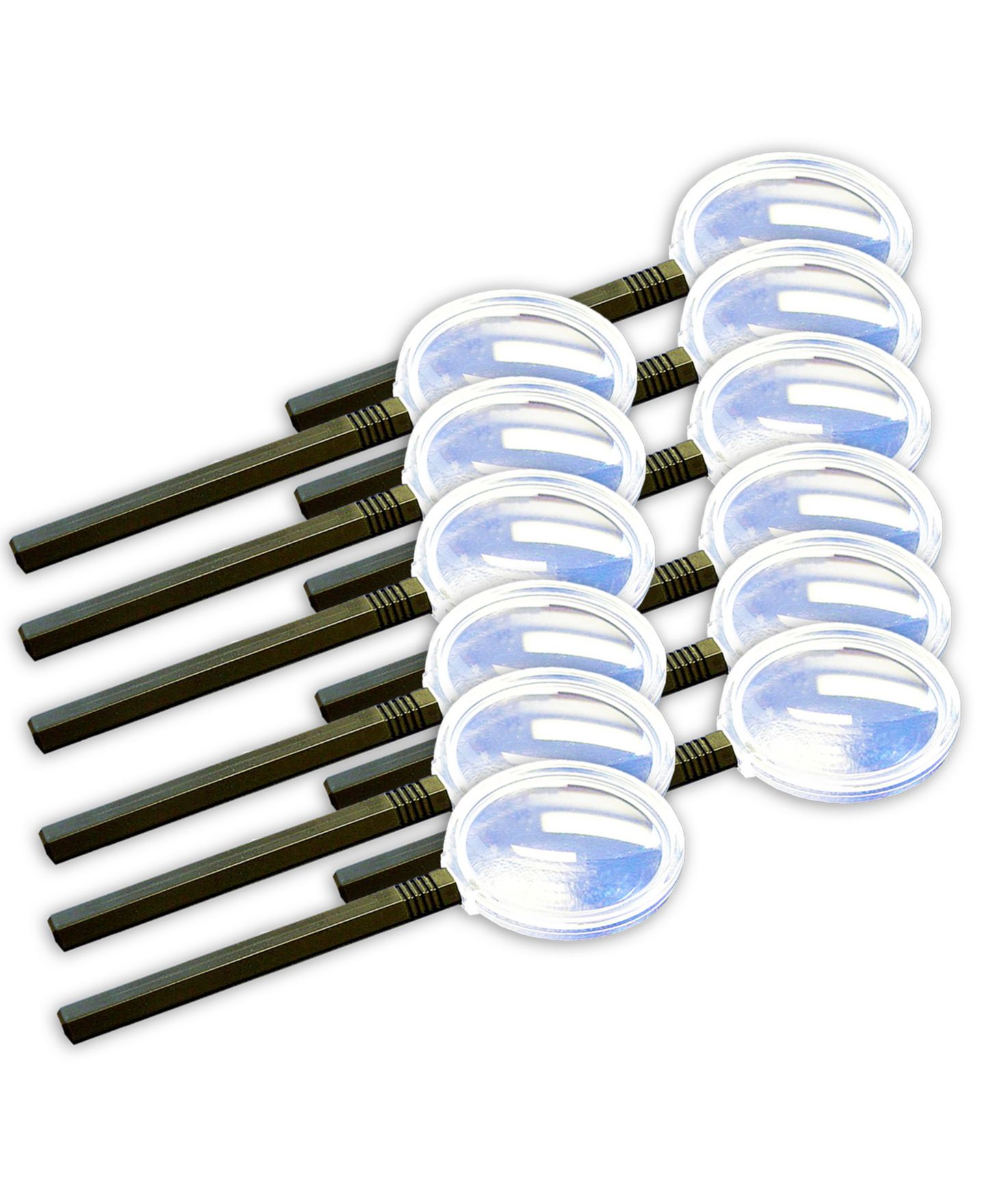 Детские игрушки Supertek 3X Handheld Magnifying Glass, 12-Piece Set, Ages 7+ — фото 1