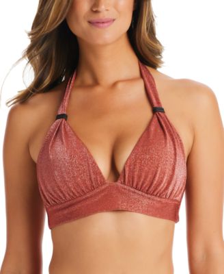 wireless push up bikini top