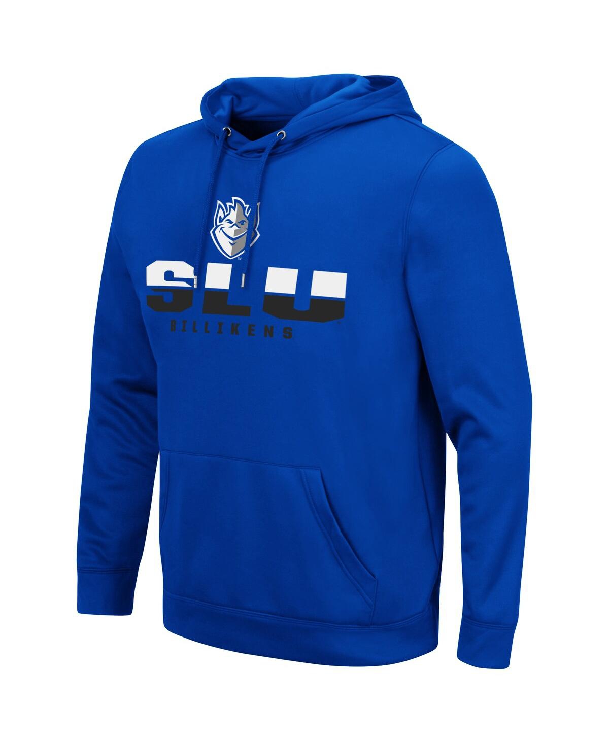 Men's ColosseumSaint Louis Billikens Lantern Pullover Hoodie - Blue