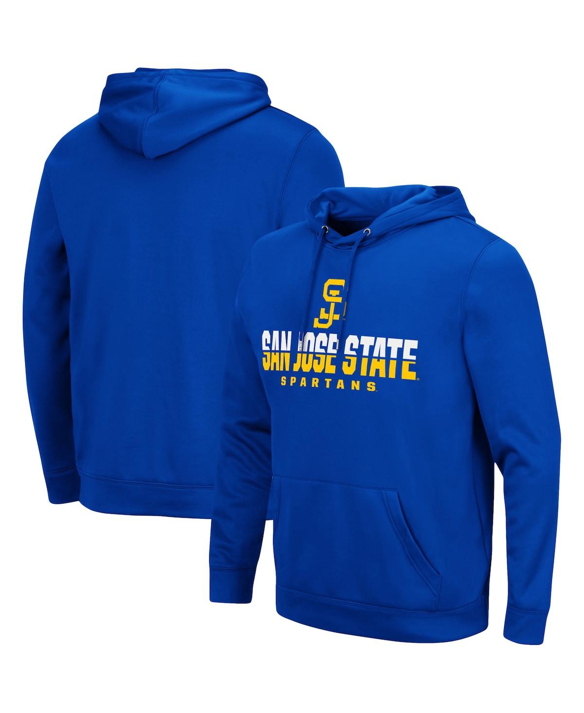 Shop Colosseum Men's  Royal San Jose State Spartans Lantern Pullover Hoodie