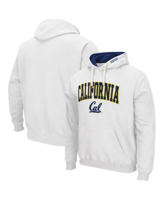 Men's White Cal Bears Arch & Logo 3.0 Pullover Hoodie