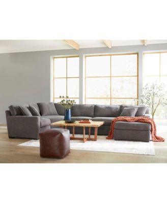 Radley 5-Piece Fabric Chaise Sectional Sofa, Created for Macy's
