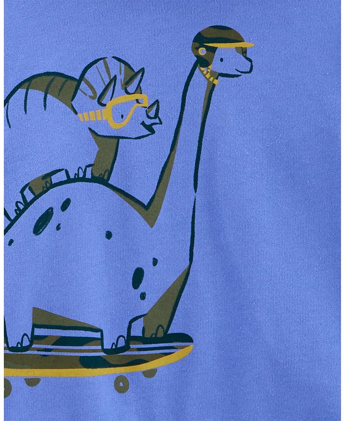 Carters dinosaur hoodie clearance