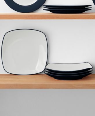 Colorwave Square Dinner Plates, Set of 4