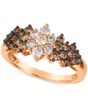 Macys chocolate diamond best sale rings