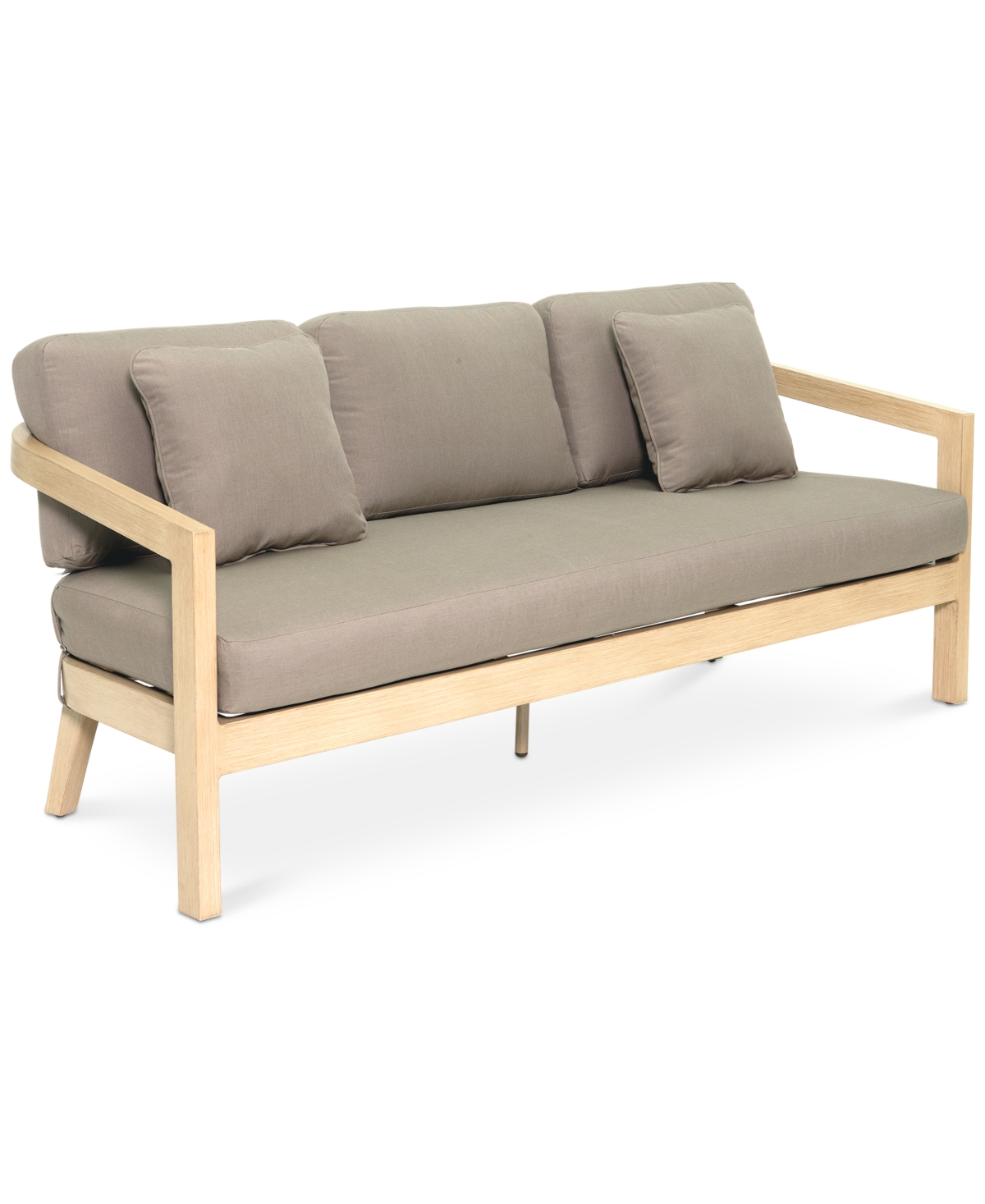 Agio Reid Outdoor Sofa, Created For Macy's In Solartex Bark