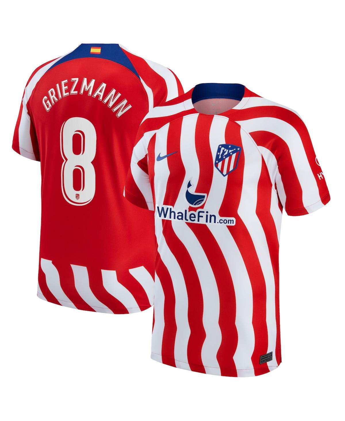 Men's Nike Antoine Griezmann Red/White Atletico de Madrid 2022/23 Home Breathe Stadium Replica Player Jersey