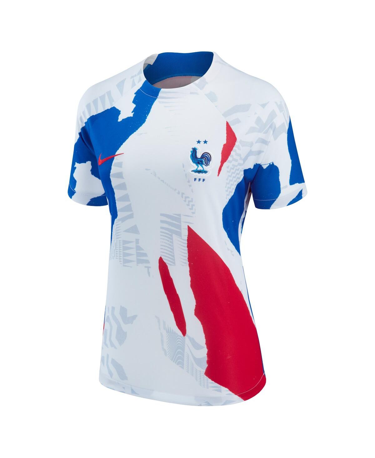 Nike White France National Team 2022 Pre-match Top In White
