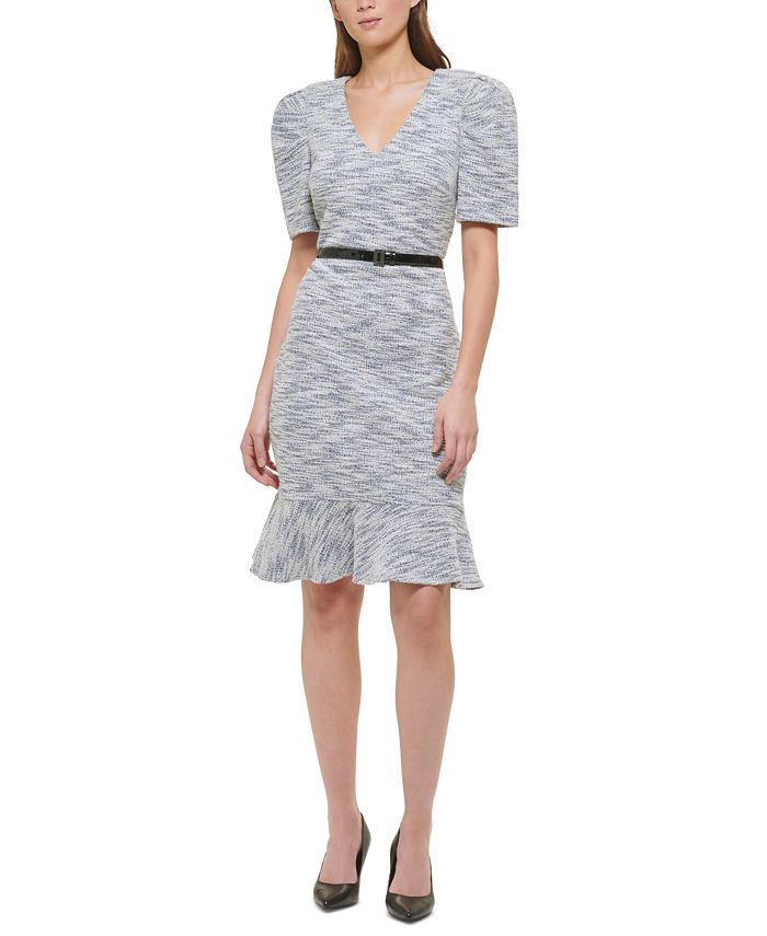 Macys discount tweed dress