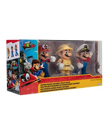 Super Mario 4 Mario Odyssey Figures, Pack of 3 - Macy's