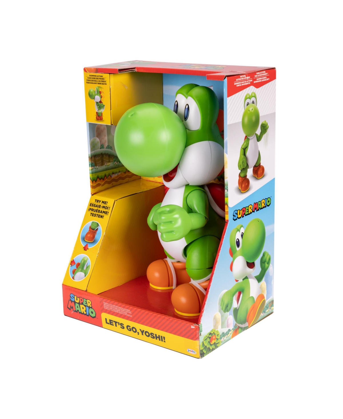 Super Mario Let's Go, Yoshi Figure In Multicolor