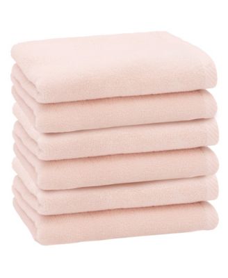 Ediree Turkish Cotton 6 Piece Fingertip Towels Set