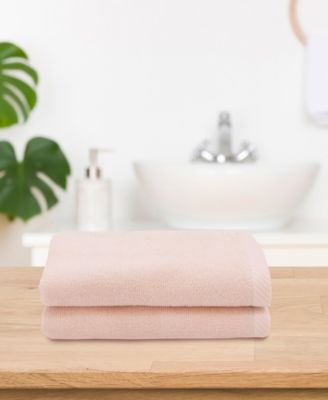 Ediree Turkish Cotton 2 Piece Fingertip Towels Set