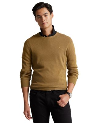 Polo Ralph Lauren Men's Cotton Crewneck Sweater Yellow Size XX-Large