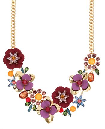 NWT M&S Multistone 17.5 Fashion Statement Necklace Jewelry