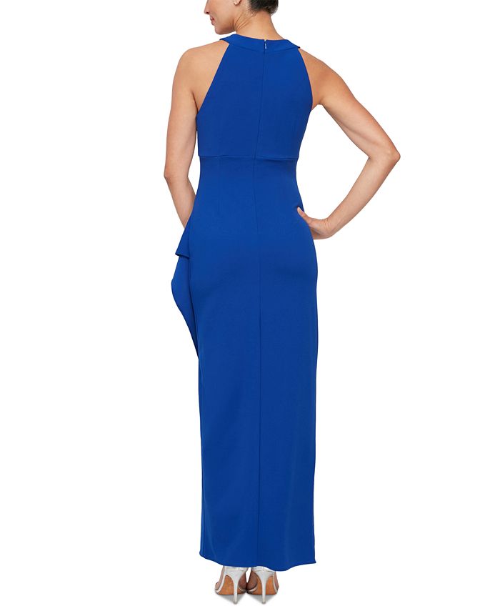 SL Fashions Twisted-Neck Tulip-Hem Dress & Reviews - Dresses - Women ...
